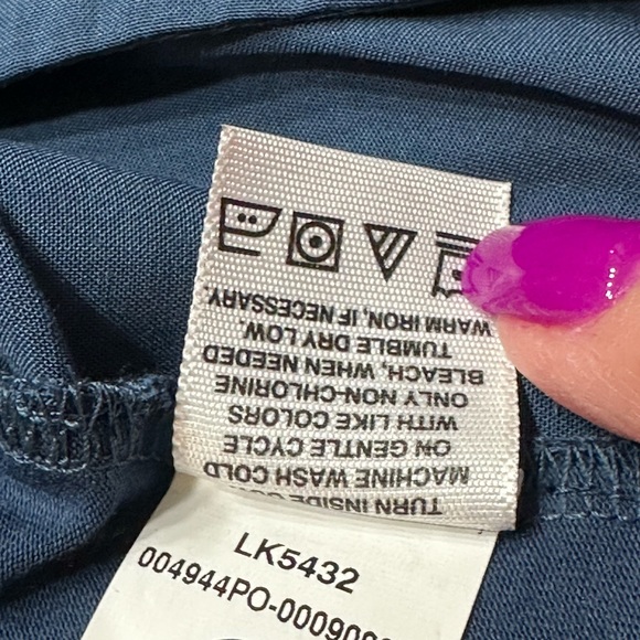 Port Authority Woman’s True Blue Blouse - Size 3XL - Picture 8 of 10